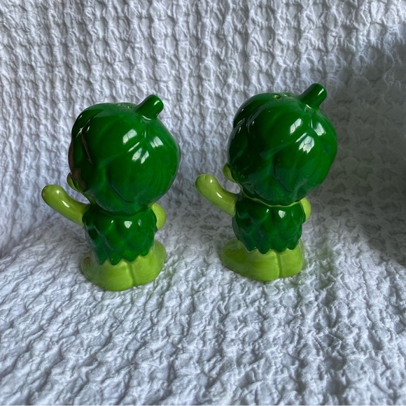 New deadstock Vintage Little Green Giant Salt And Pepper shaker set Green Giant - Picture 4 of 8